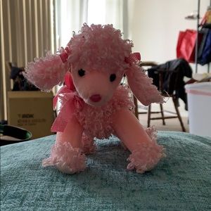 Pinky poo toy poodle beanie baby